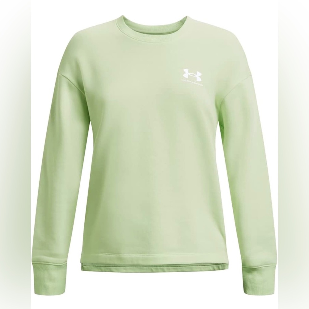 Under Armour Women's Rival Fleece Oversized Crew Size Large